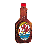 Log Cabin  sugar free syrup, 80% fewer calories Left Picture